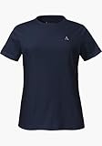 Schöffel Damen T Shirt Hohberg L, schnell trocknendes Funktionsshirt, Wandershirt mit Rundhalsausschnitt zum Wandern und Bergsteigen