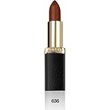L'Oréal Paris Lipstick Color Riche Matte Addiction 636 Mahogany Studs Lippenstift matt, 4.8 g