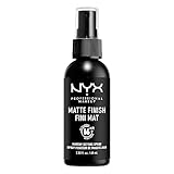 NYX Professional Makeup Setting Spray, Langanhaltende Textur, Fixierendes Spray, Leichte, vegane Formel, Matte Finish, 60 ml