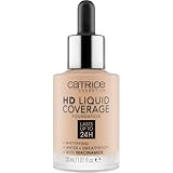 Catrice Make-up flüssig HD Liquid Coverage Foundation nude 30, langanhaltend mattierend, matt, vegan, 30ml