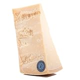 GUSTOEMILIA - Parmigiano Reggiano Käse D.O.P. Reifezeit 48 Monate Parmesankäse am Stück 1 kg Packung Laktosefrei - GVO-frei – vakuumverpackt