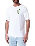 Scotch & Soda Men's Front Back Artwork T-Shirt, White 0006, XL