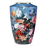 Goebel Artis Orbis Jan Davidsz de Heem Summer Flowers - Vase Neuheit 2020 67150021 und 4er Set EKM Living Edelstahl Strohhalme