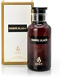 Eau de Parfum Ombre 100 ml AYAT PERFUMES Arabian Dubai Duft für Männer und Frauen, Duft: Oudholz, Weihrauch und Himbeere