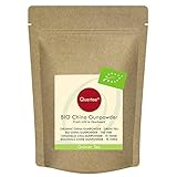 Quertee Gunpowder Tee Bio Grüntee 200 g | Frisch mild im Geschmack | Bio grüner Tee | Loser Biotee