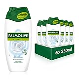 Palmolive Duschgel Naturals Sensitive 6x250ml - Cremedusche mit Feuchtigkeitsmilch