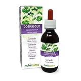 Koriander (Coriandrum sativum) Früchte Alkoholfreier Urtinktur Naturalma - Flüssig-Extrakt Tropfen 120 ml - Nahrungsergänzungsmittel - Veganer