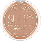 Catrice Sun Glow Matt Bronzing Powder, Bronzing-Puder, wasserfest, Nr. 035 Universal Bronze, braun, für Mischhaut, für unreine Haut, mattierend, matt, vegan, Nanopartikel frei (9,5g)
