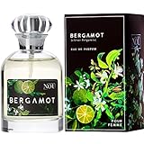 NOU Eau de Parfum Bergamot - Zitrus-Parfüm - Natürliches Bergamotte-Parfüm für Damen mit ätherischen Ölen - Frisches Parfüm für Frauen mit Zitrus- und Moschus-Noten - Zitronig - 50 ml EdP