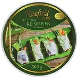 Ricefield Tapioka-Reispapier, rund 22 cm, Premiumqualität, 300 g
