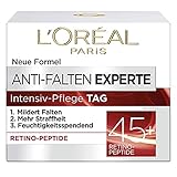 L'Oréal Paris Feuchtigkeitspflege für das Gesicht, Anti-Aging Creme zur Minderung von Falten mit Retino Peptiden, Für eine straffere und weichere Haut, Anti-Falten Experte, 1 x 50 ml