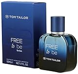 2x TOM TAILOR FREE to be, for him Eau de Toilette Spray,50ml (2er Pack)